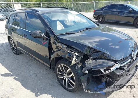 2016 Volkswagen Golf Sportwagen Tsi Limited Edition z USA, uszkodzony, nr VIN 3VWC17AU7GM519412